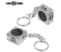 Шейпер - брелок для наклейки  Cue Cube серебро